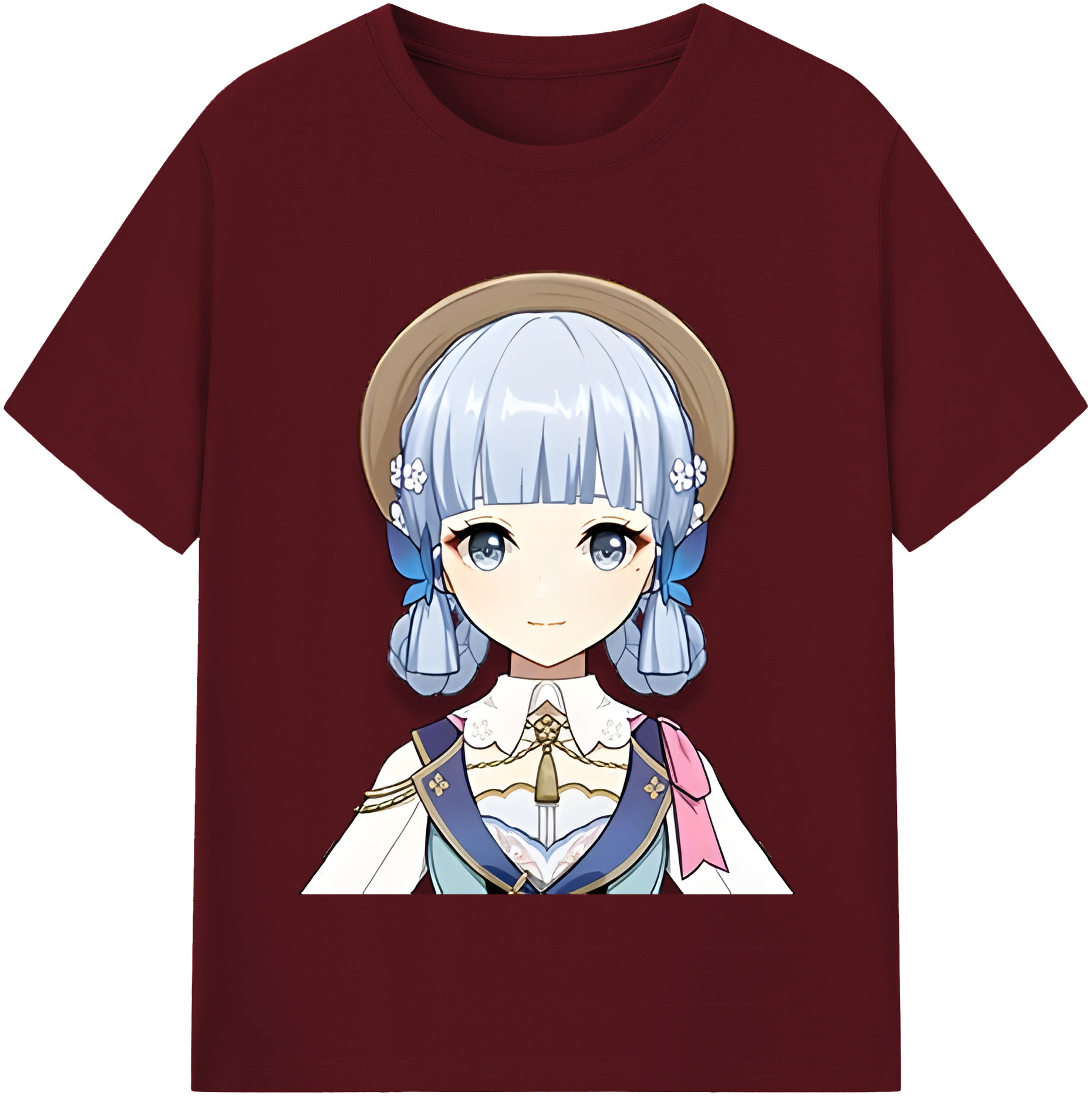 げんし神 神里綾華 神宮寺レン genshin Kamimiya Ren 綿100％半袖Tシャツ（フロントプリント）